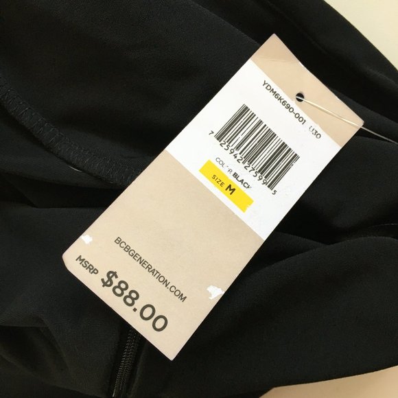 BCBGeneration Women's One Shoulder Drape Dress - Picture 6 of 10